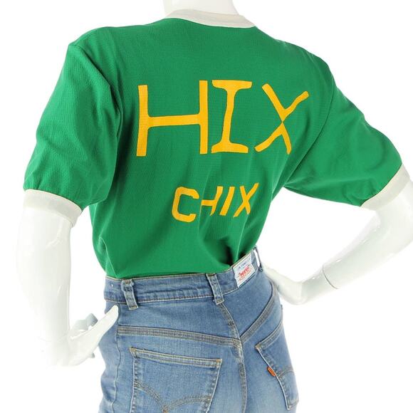 Vintage Hix Chix Green Mesh Sport Jersey - Picture 1 of 7